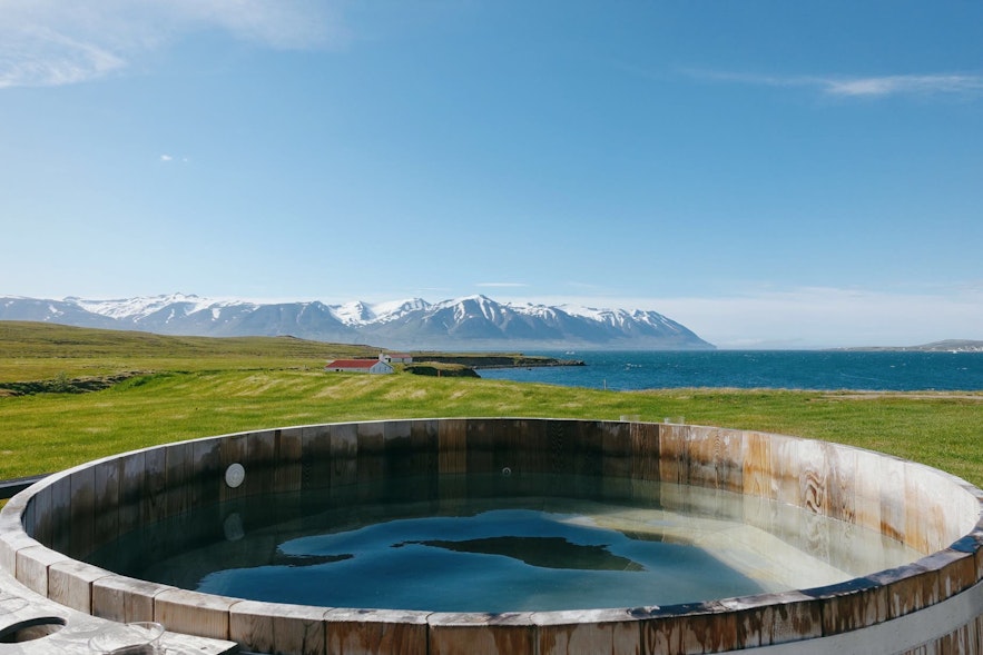 Bjórböðin is not a classic geothermal spa in Iceland.
