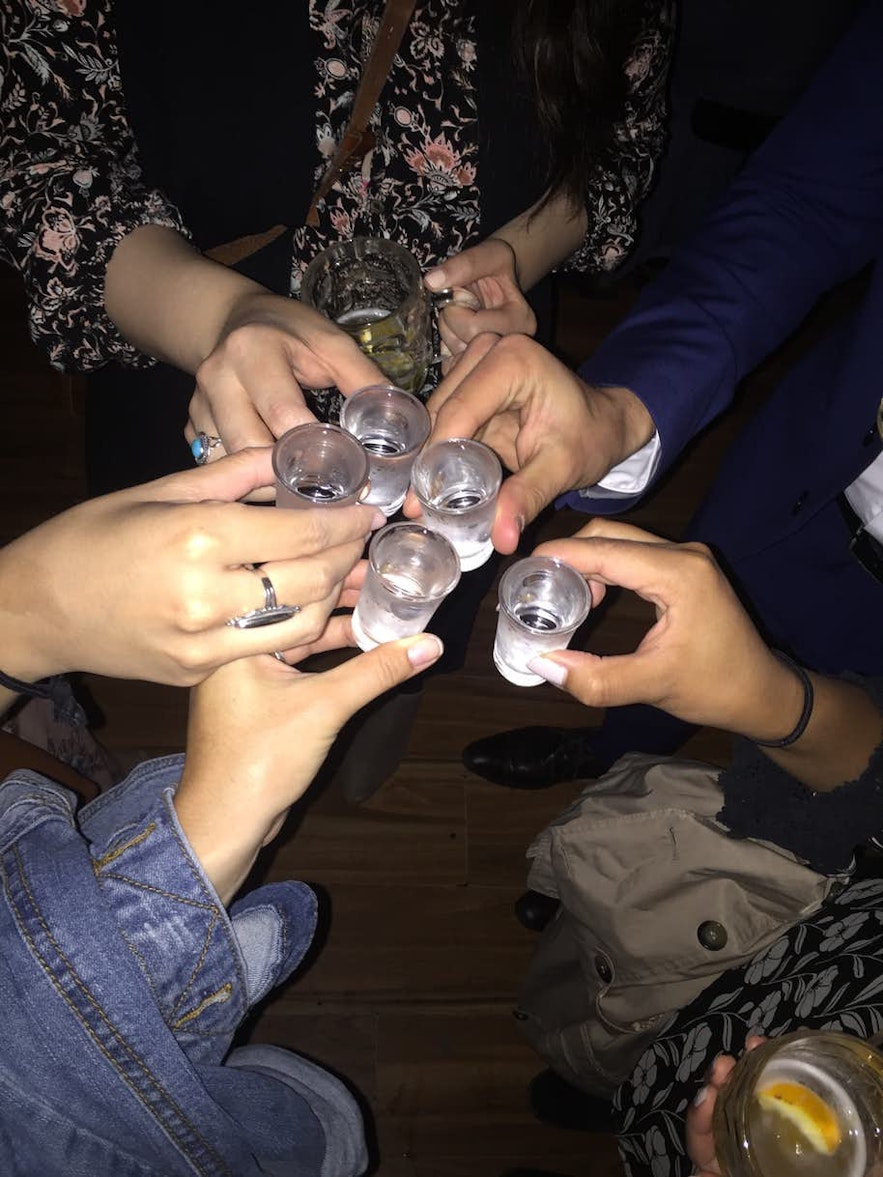 Shots are a must when enjoying Reykjavik nightlife, so long as you are over 20.