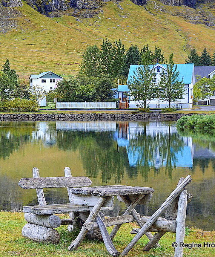 Seyðisfjörður and the blue church East-Iceland