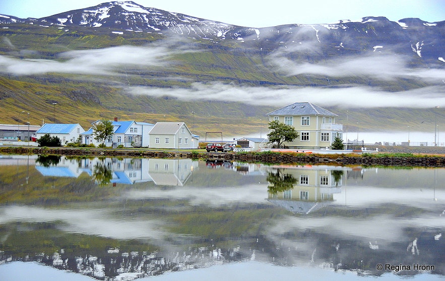Seyðisfjörður village in East-Iceland