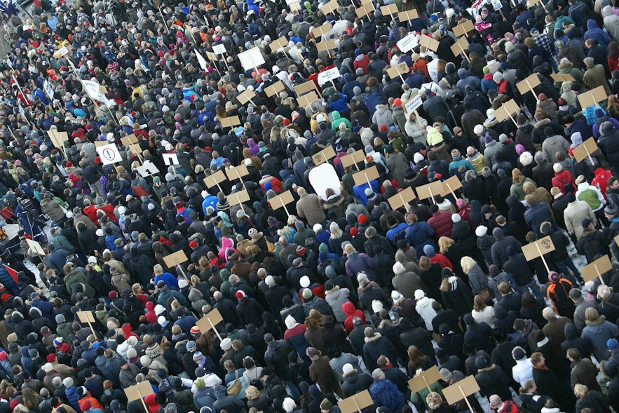 2008년에 열린 주방기기 시위
