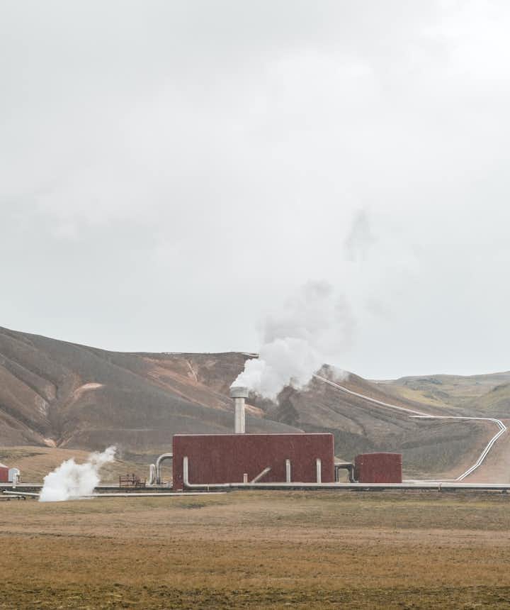 A Geothermal Plant in Iceland.