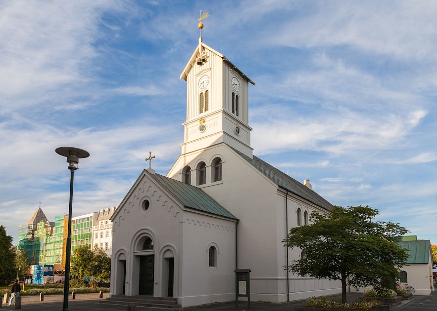 The Reykjavik Cathedral is located by Austurvollur Square in the city centre