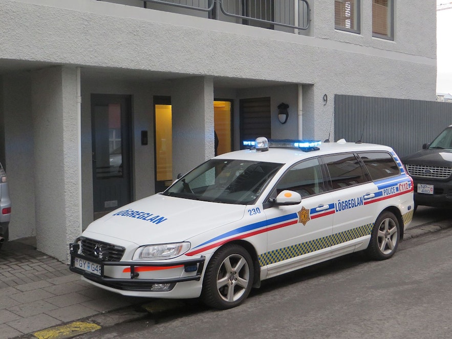 An Icelandic police car.