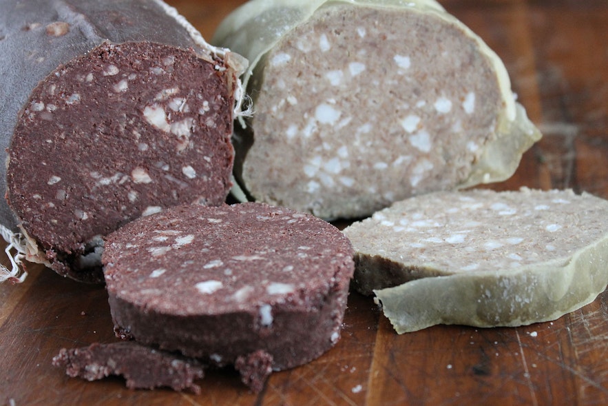 Blood pudding in Iceland is served sweet and savoury.