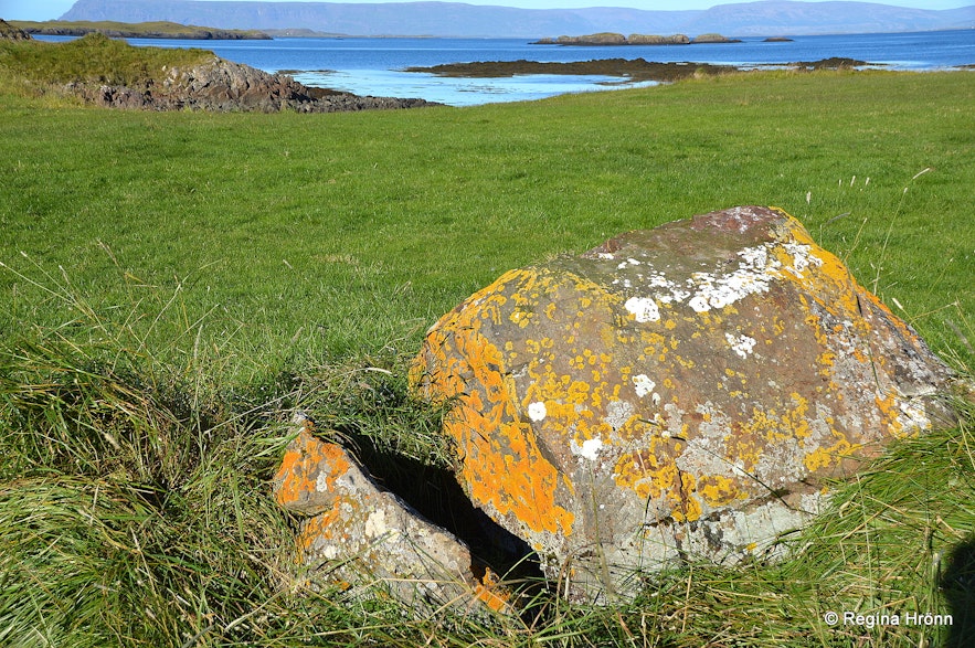 Þórssteinn rock at Þingvellir at Þórsnes