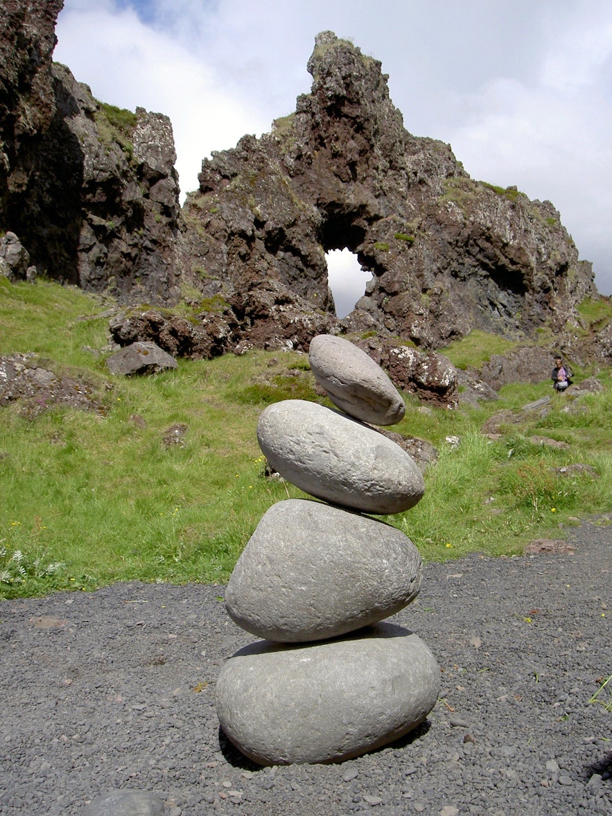 The lifting stones were an old measure of strength in Iceland.