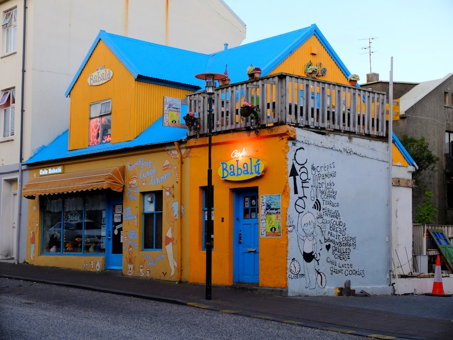 One of the first things people notice about Cafe Babalu is its bright facade.