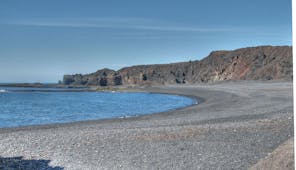Djúpalónssandur Black Lava Pearl Beach is a beautiful place on the Snæfellsnes peninsula.