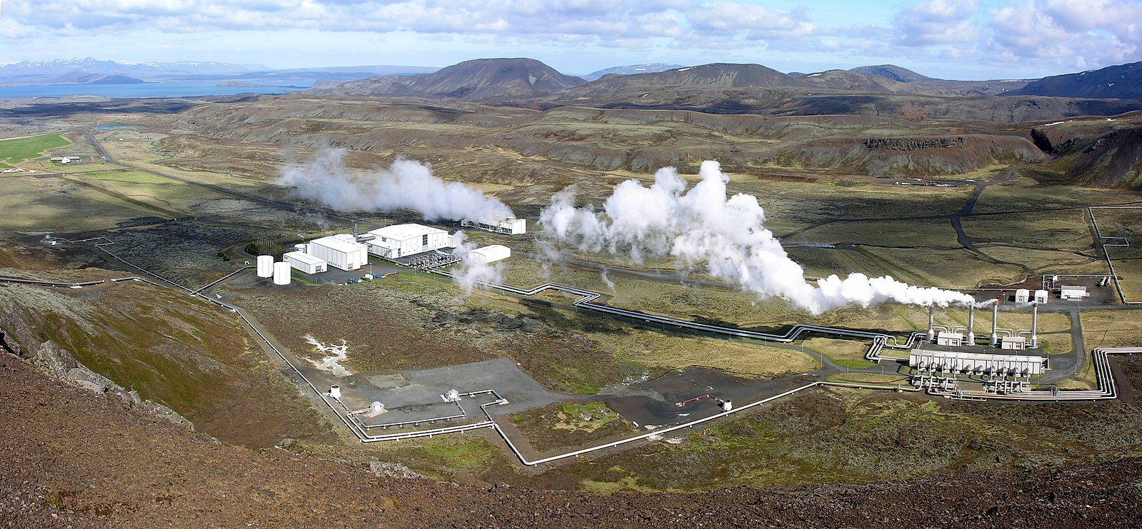 Nesjavellir is seething with geothermal energy.
