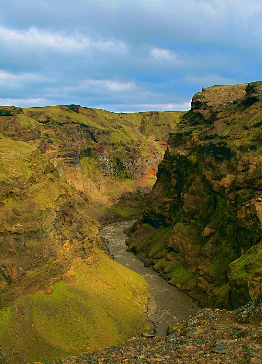 Markarfljótsgljúfur Canyon is one of the country's hidden gems, nestled away in the Icelandic Highlands.