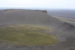 Hrossaborg is a vast crater in Iceland's northeast.