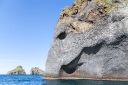 Elephant Rock is a feature of the Westman Islands.