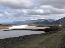 Eiriksjokull is a glacier in west Iceland.
