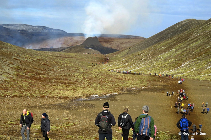 The Volcanic Eruption in Geldingadalr Valley on the Reykjanes Peninsula in SW-Iceland