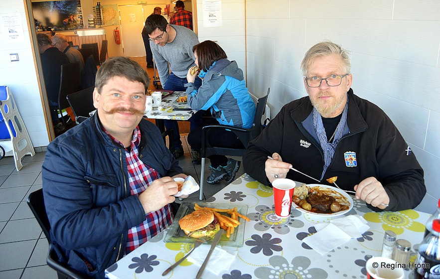 Lunch at Freysnes restaurant South-Iceland