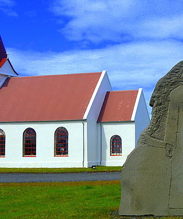 The Historic Ingjaldshóll on the Snæfellsnes Peninsula in West-Iceland