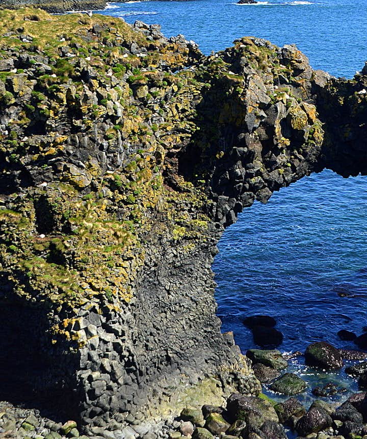 The Arch Rock in Arnarstapi on Snæfellsnes peninsula, west Iceland