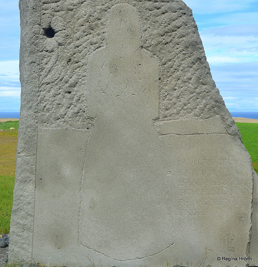 The monument at Ingjaldshóll Snæfellsnes
