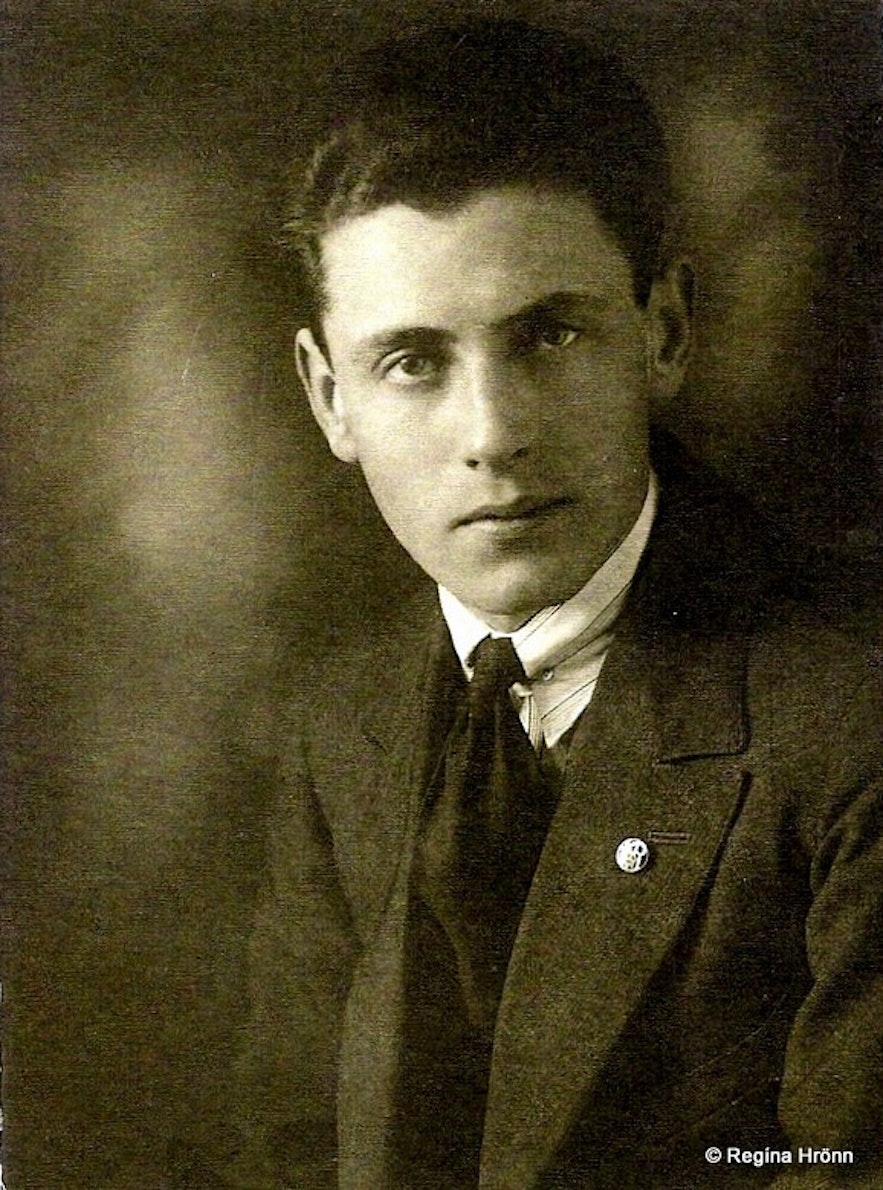 Regína's grandfather Kjartan Ásmundsson