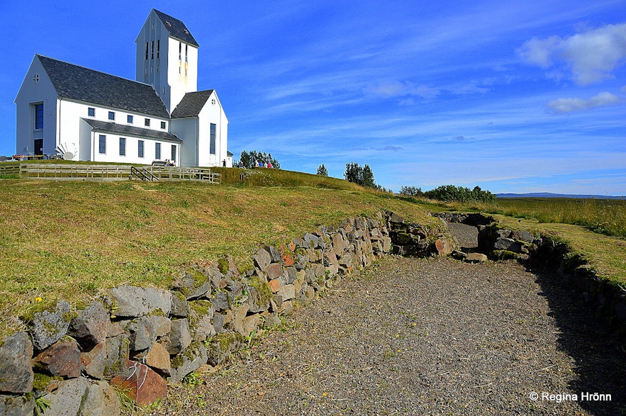 The archaeological site at Skálholt S-Iceland