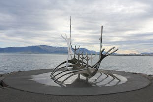 The Sun Voyager sculpture is a well-known landmark on Reykjavik's waterfront.