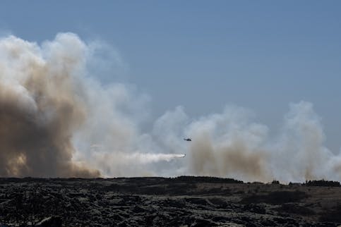 Waldbrände auf Island