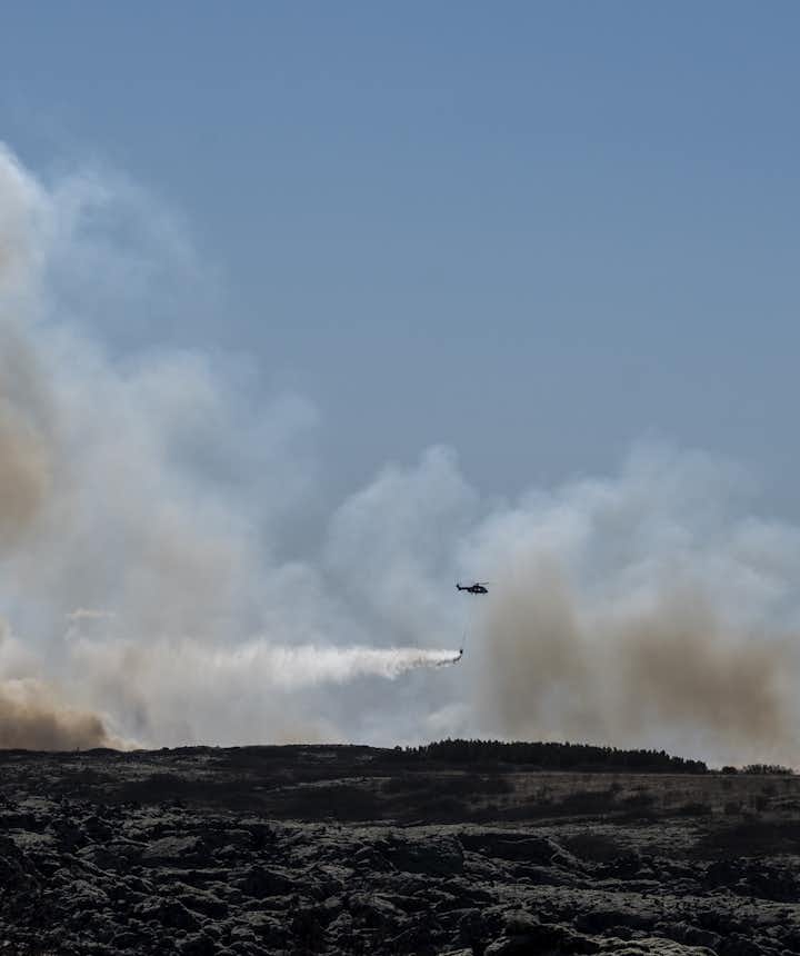 Waldbrände auf Island