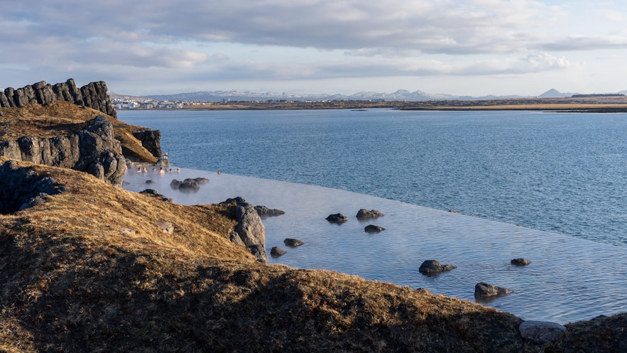 Sky Lagoon in the Greater Reykjavik Area