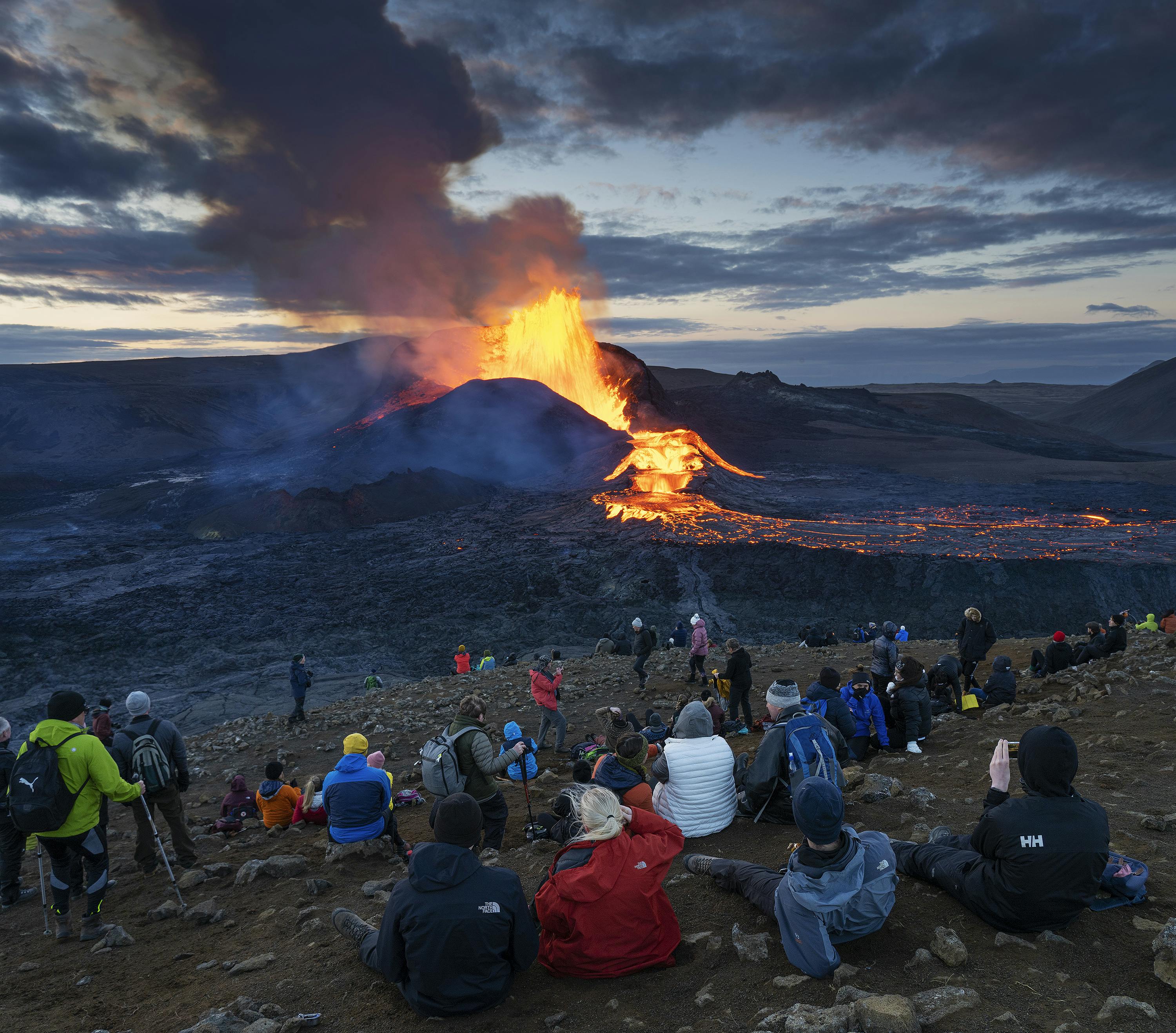 Fagradalsfjall Volcano Hike with Reykjanes Sightseeing