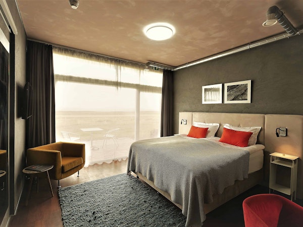 360 Hotel's bedrooms are comfy and beautiful.