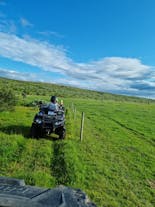 Take an ATV ride through the stunning verdant countryside of South Iceland.