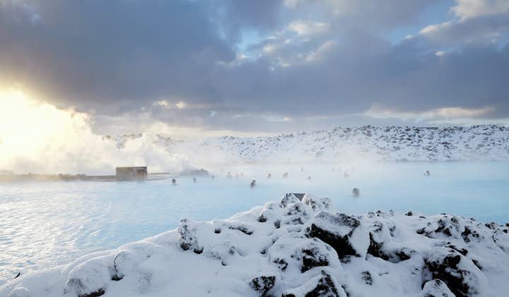 The Blue Lagoon in winter.