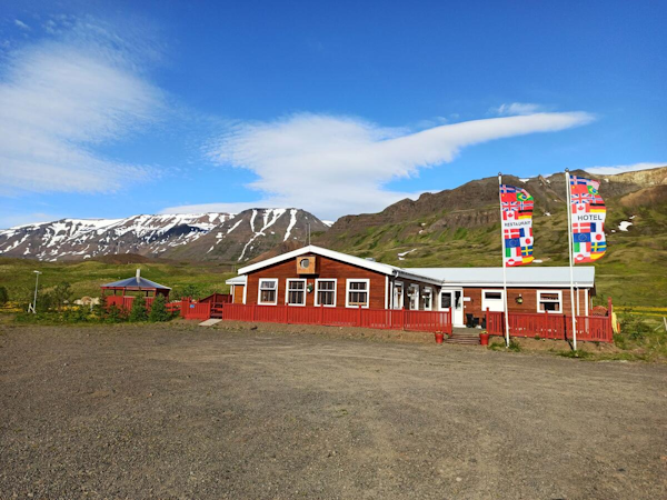 Engimyri Guesthouse is far-flung in the nature of North Iceland.