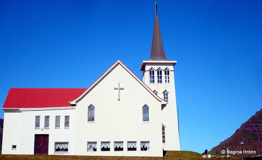Grundarfjarðarkirkja church Grundarfjörður Snæfellsnes