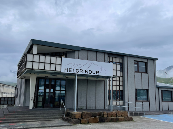 Helgrindur Guesthouse is found on the Snaefellsnes Peninsula.