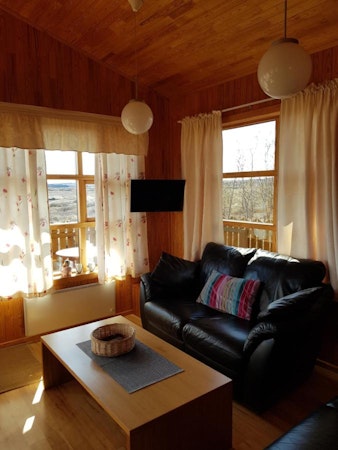 The Ekra Cottages have a lovely living area.