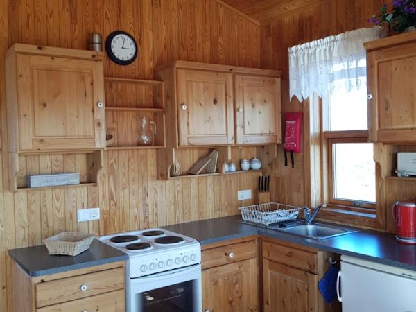 The Ekra Cottages have fully furnished kitchen.