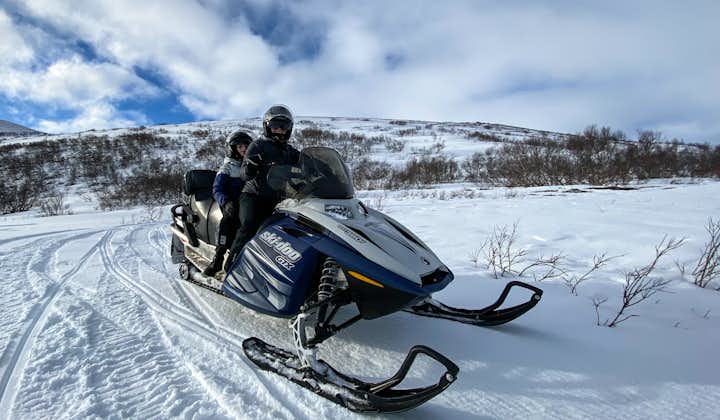 Exciting 1 Hour Snowmobile Safari in the Lake Myvatn Nature Reserve Departing from Hella Farm