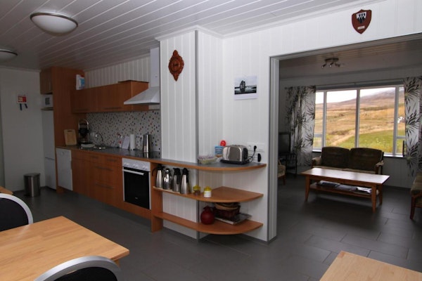 Steindorsstadir Guesthouse has great communal living areas.