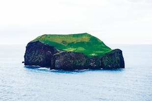 Heimaey is a large island off the South Coast.