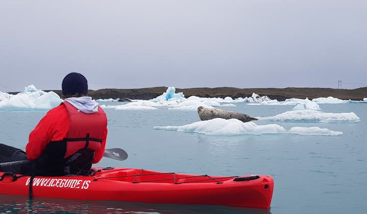 Kayaking is a great experience in Iceland.