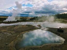 Iceland's Geysir is a result of the country's high geothermal activity.