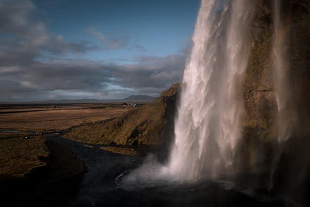 See the beautiful cascading waters of Seljalandsfoss in the land of fire and ice.
