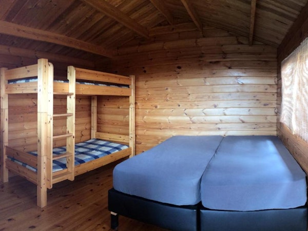 A family rooms at the Hlid Huts.