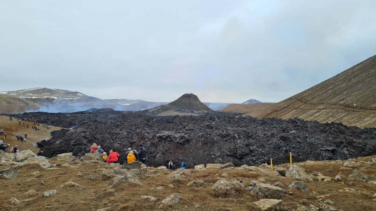 Fagradalsfjall Eruption, Blue Lagoon & Reykjanes Volcanic Zone | Small ...