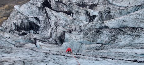 Guided 8 Hour Glacier Hiking & Ice Climbing on Solheimajokull Glacier with Transfer from Reykjavik