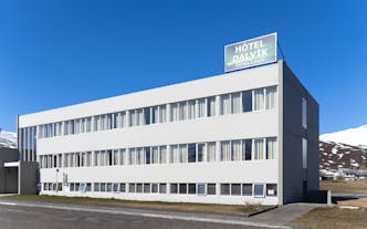 Hotel Dalvik is a modern place to stay in North Iceland.