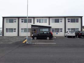 Hotel Grasteinn położony jest w pobliżu międzynarodowego lotniska na Islandii.