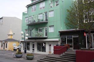 The Saga Apartments are found in central Akureyri in North Iceland.